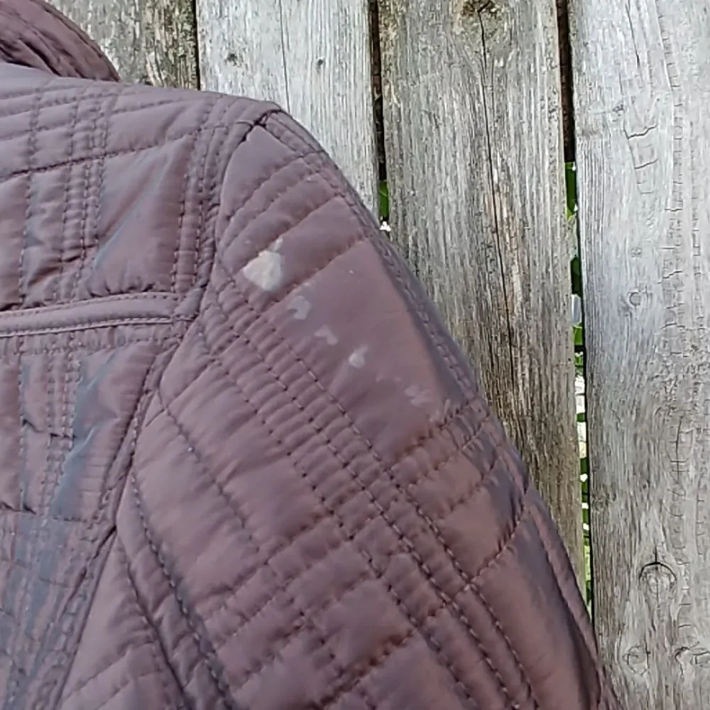 2 for $20 Bronze/brown quilted poly jacket